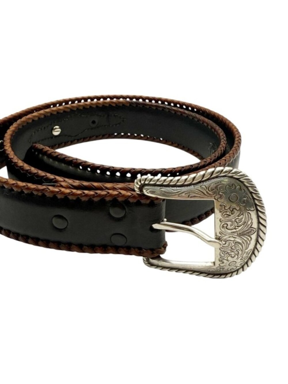 Nocona Women’s Leather Braided Western Cowgirl Belt size 38